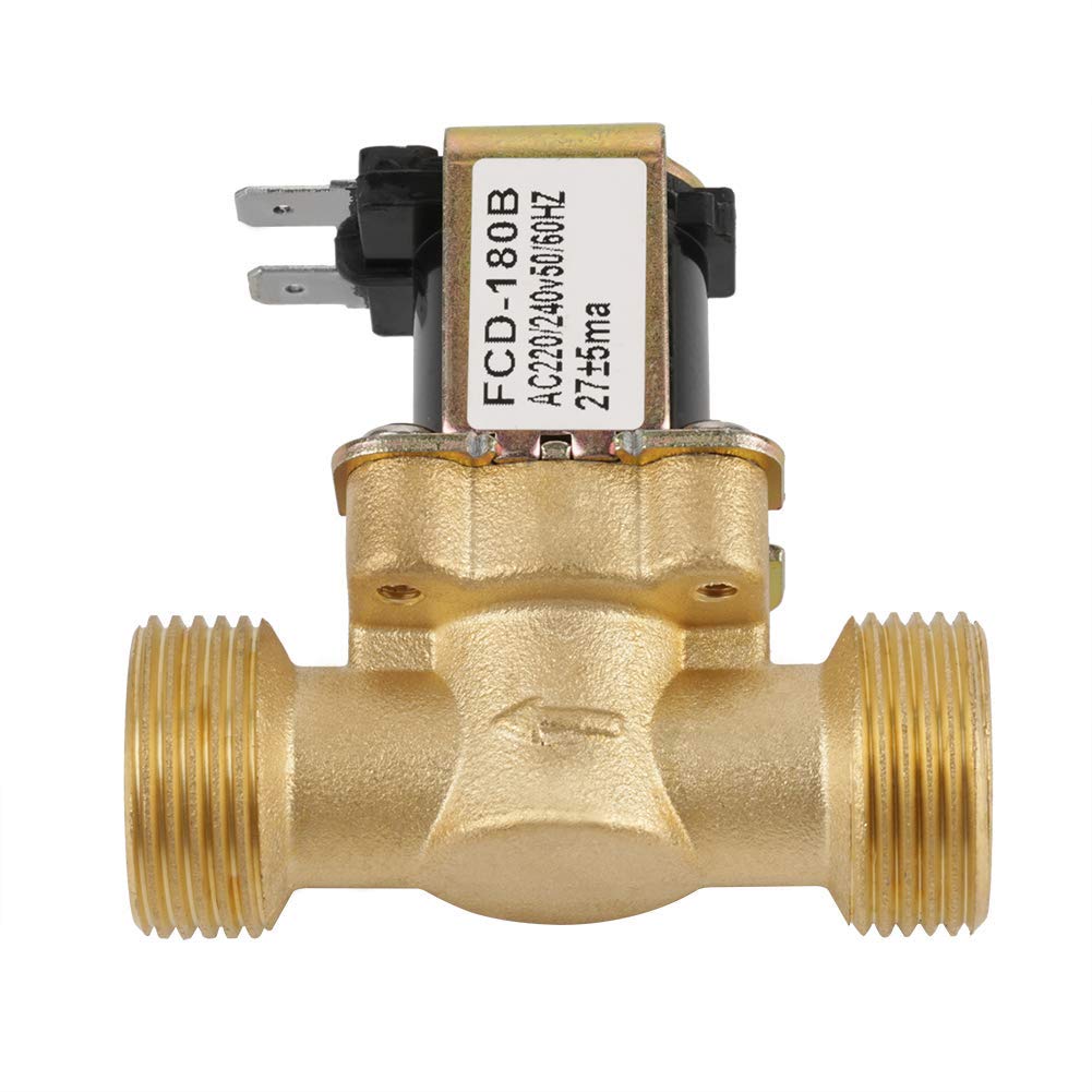 Electric Solenoid Valve G3/4 Water Inlet 2 Way N/C AC Normally Closed 220/240V FCD-180B