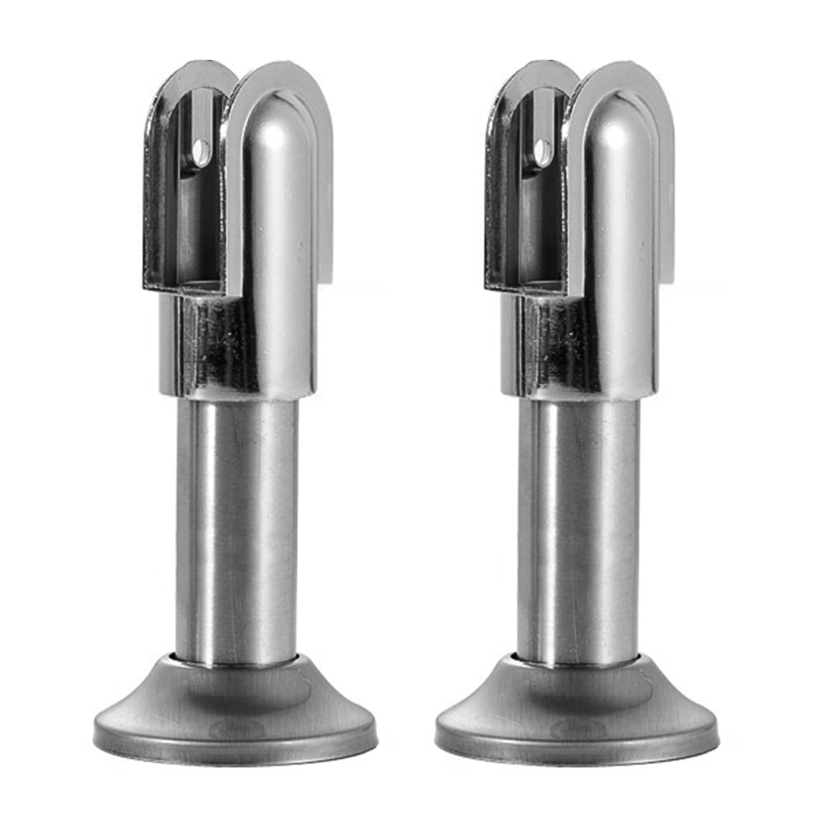 Buxuaaaa 10 Cm 2Pcs Public Restroom Partition Fittings Toilet Partition Foot Hardware Stainless Steel Feet Bracket Enduring Stainless Steel Feet
