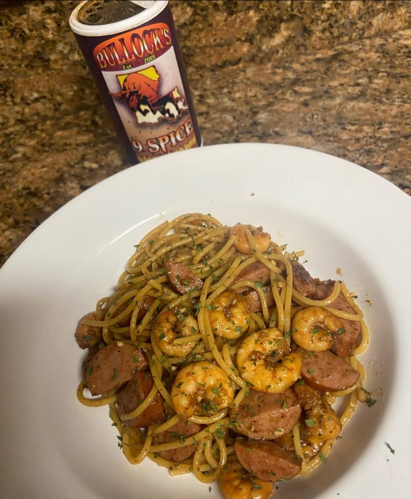 Bullock's 9 Spice Cajun Seasoning - Low Sodium All Purpose Spice Blend | Louisiana Made, No MSG. Natural Seasoning for Cooking & Grilling - Image 8