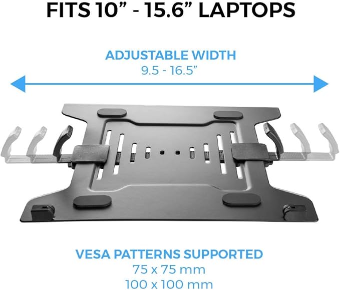 Soporte para laptop HumanCentric para brazos de monitor VESA miniatura 2
