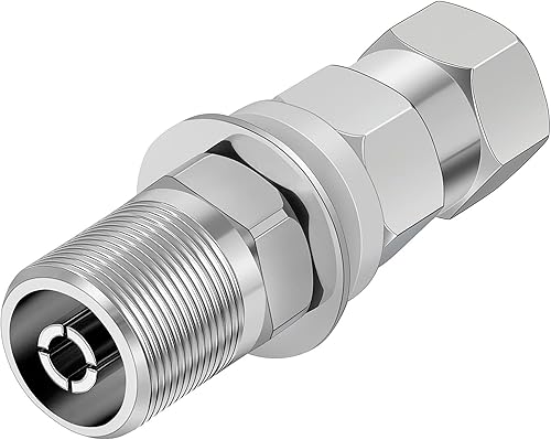 Antena universal resistente CB SO-239 Stud Mount, adaptador estándar de montaje de espárrago de antena roscada de 38 x 24