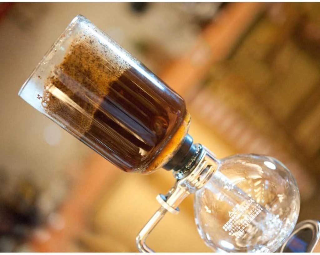 Siphon Coffee Pot, Vacuum Manual Brewing Household Glass Siphon Pot Manual Coffee Maker Coffee Set