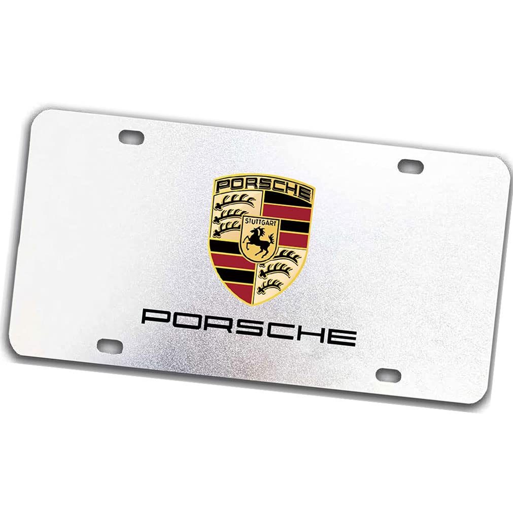 Oem Officially Authorized Genuine Car License Plate Fit Porsche Logo
