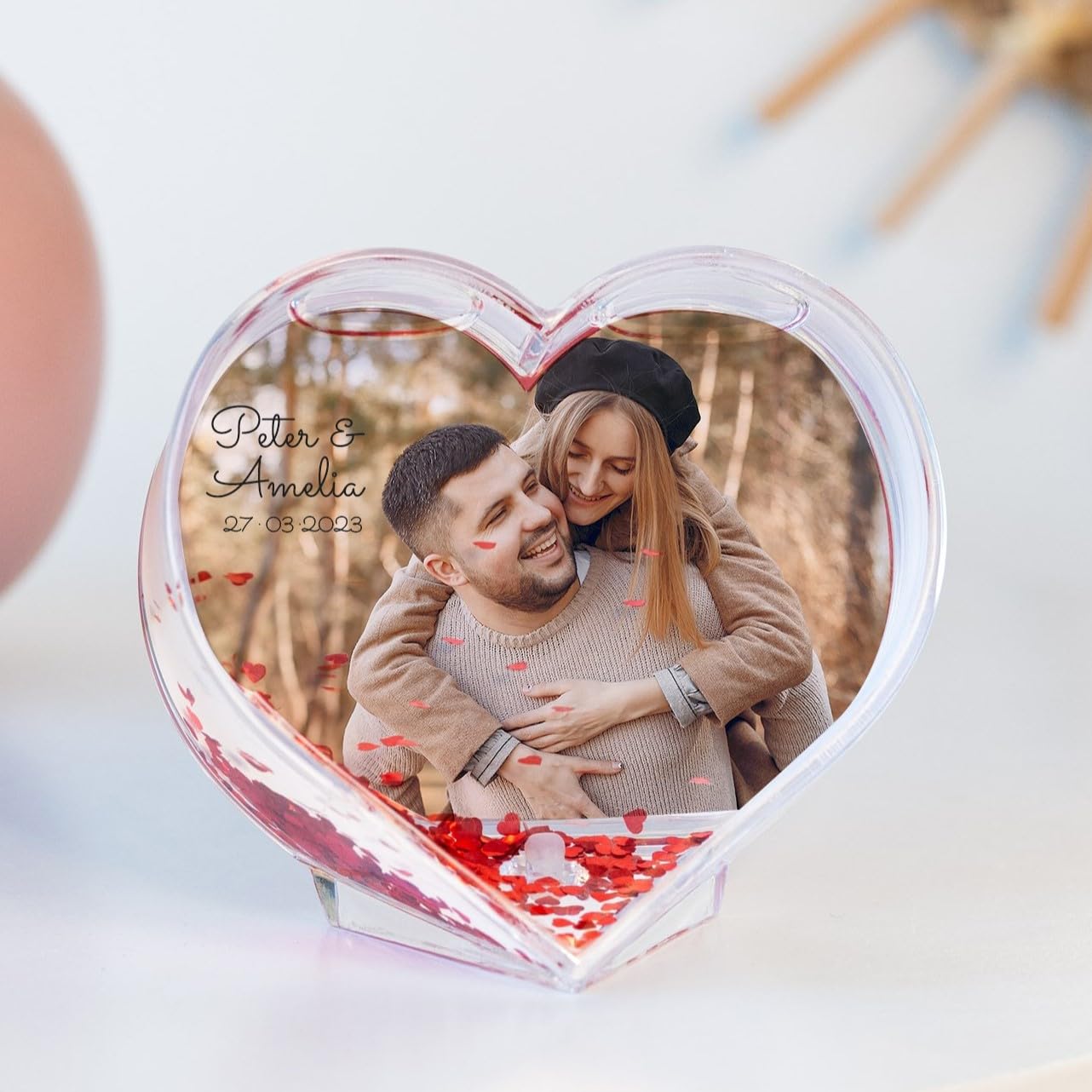 wanapix boule de coeur personnalisée