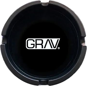 GRAV Black Silicone Ashtray