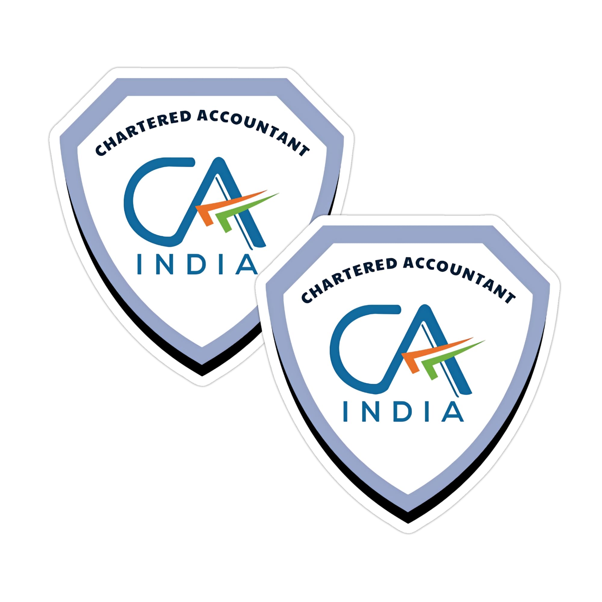 CA Chartered Accountant Stickers for Cars Bikes, Chamber & Doors - Merchandise Accesories. Size : 10 cm x 10 cm - (Pack of 2)-image-12