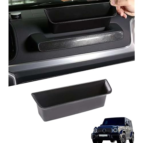 Passenger Handle Storage Box Compatible with 2019-2025 Mercedes Benz G-Wagen W464 G500 G550 G350 G63, Dashboard Grab Bar Storage Organizer Tray Insert Box Tray Interior Accessories