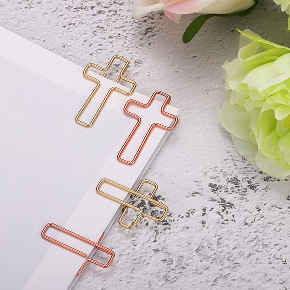 TEHAUX 10pezzi Graffette Forma Metallo Fermagli Decorativi Per Ufficio e Studio Per Documenti e Organizzazione Pratico e Creativo