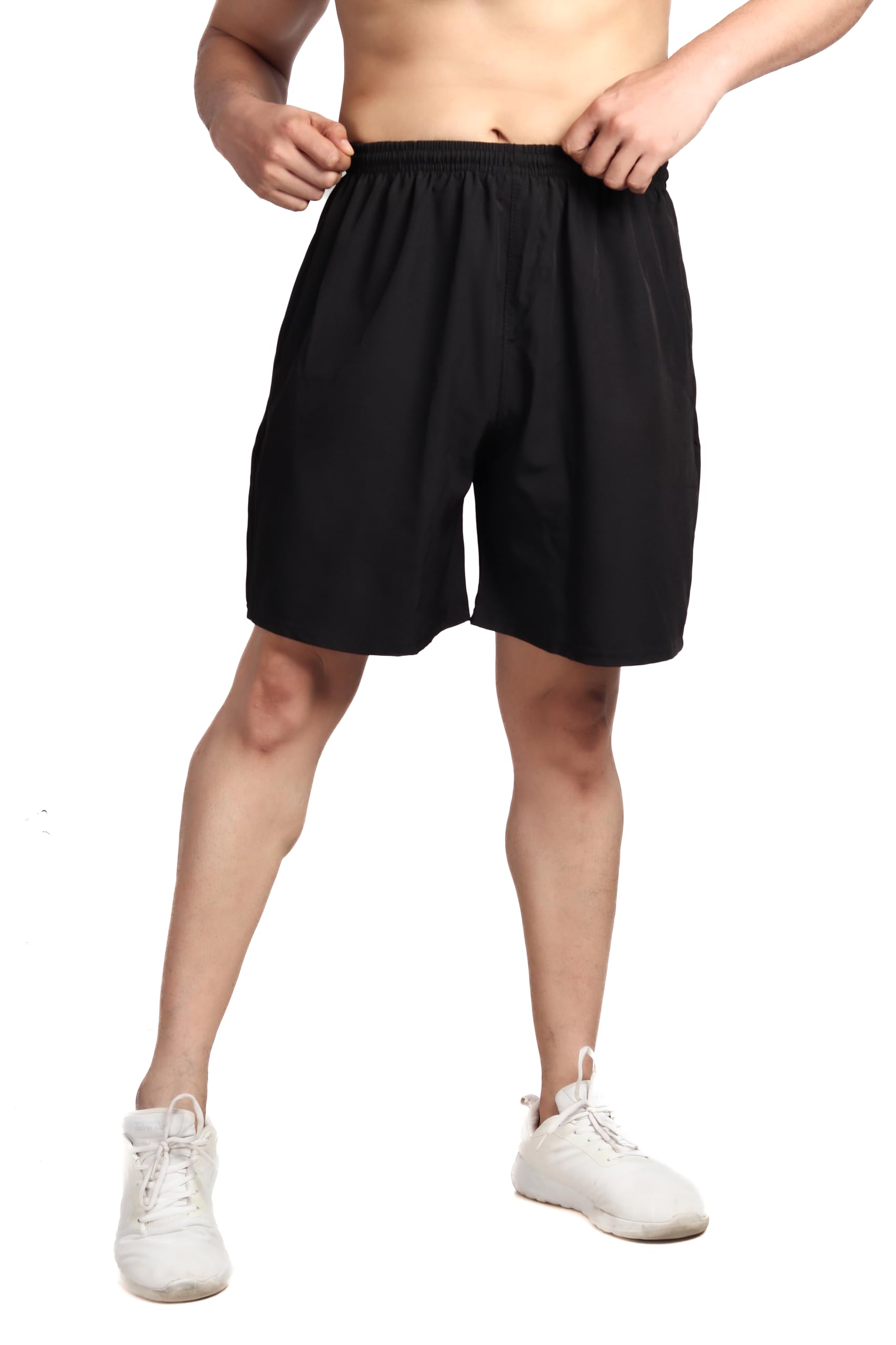 Plus Size Men's Boxer Shorts with Pocket, NS Cotton, Ultra-Light Soft Material, S to 6XL-image-31