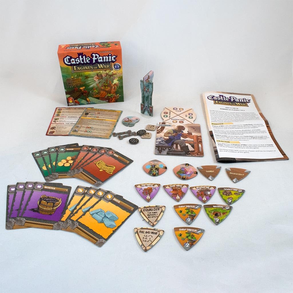 Fireside Games Engines of War ⎸Castle Panic Expansion ⎸Board Game for Adults and Family ⎸Cooperative Board Game ⎸Ages 8+ ⎸for 1 to 6 Players - Image 2