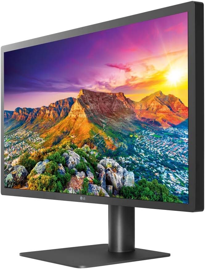 LG 24MD4KL UltraFine Monitor 24 UltraHD 4K LED IPS, 3840x2160, DCI-P3 98%, USB-C, Thuderbolt3 (Power Delivery 85W), Daisy Chain, Audio Stereo 10W, compatibile macOS, Flicker Safe, Nero