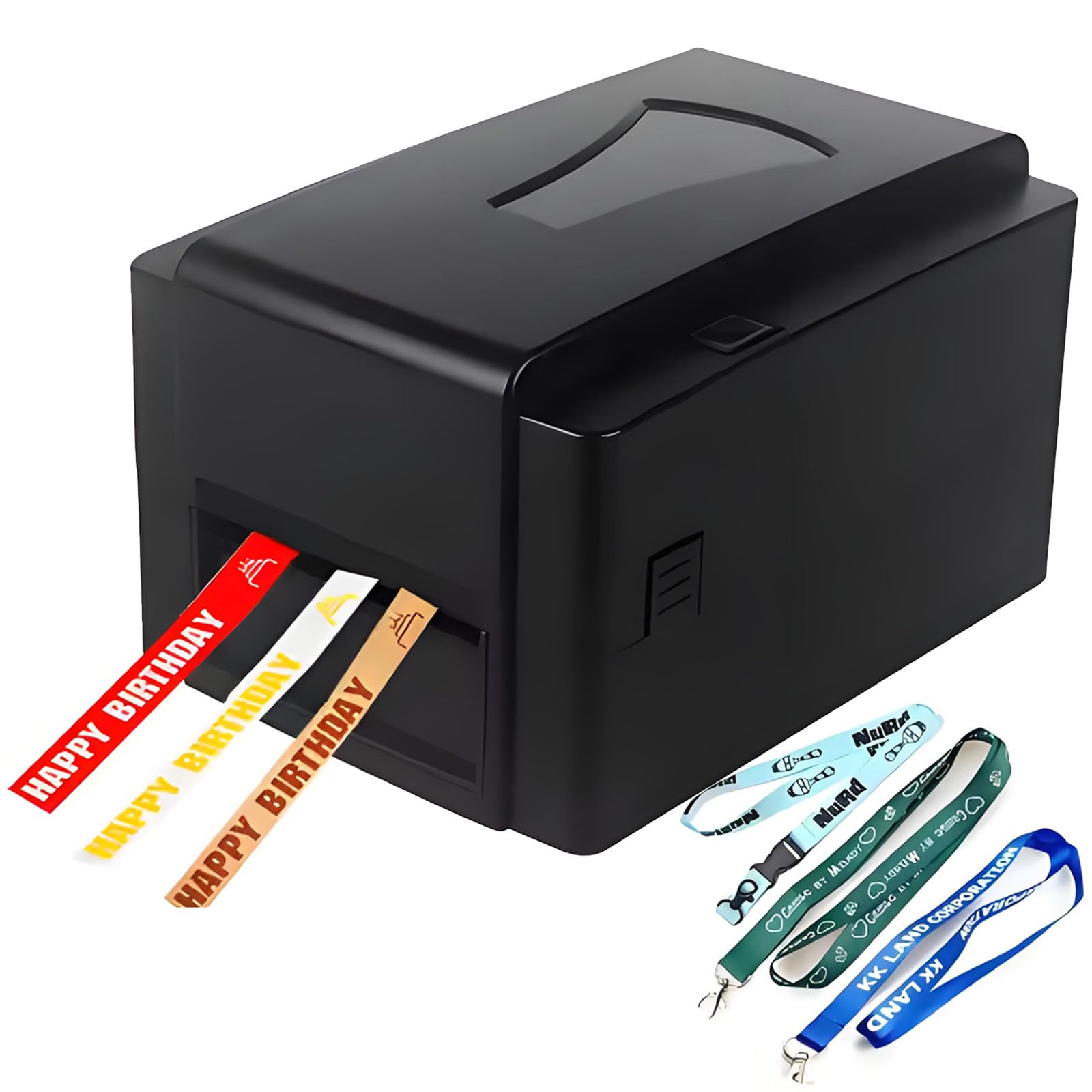 Upgraded Satin Ribbon Printer Machine,Digital Ribbon Label Printer,Foil Stamping Fabric Label Printing Device,for Weddings Parties Birthdays