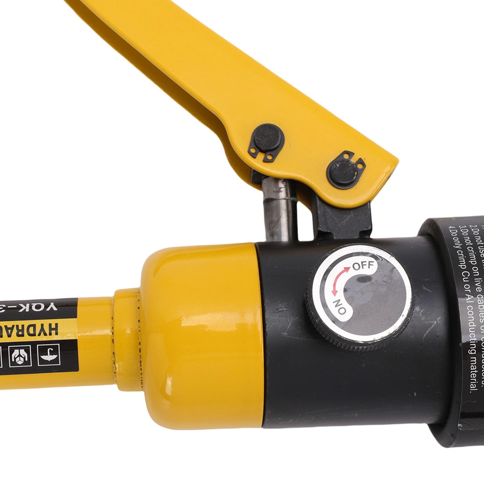 Hydrauliczne Narzędzie do Zaciskania 16T, Zaciskarka do Końcówek Kablowych Akumulatora, 16 AWG do 300 z 11 Parami Matryc do Majsterkowania, Naprawy Samochodowe