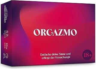 Oh Happy Games Orgazmo - Romantisches Spiel für Paare - 200 pikante Aufgaben & Fragen, um Ihre Beziehung zu beleben - Kartenspiel für Erwachsene - ideal für Dates, Jahrestage, Paare