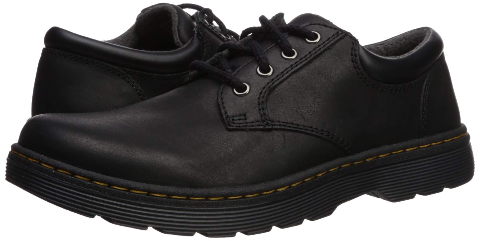 Dr Martens Men\'s Tipton Casual Shoes Size 9 Black Leather Softwair Shoes Low Dr Marten Shoe Tipton Dr Martens Doc Martens On Guys HOT  main image 4