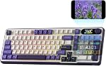 RK ROYAL KLUDGE S98 Mechanical Keyboard w/Smart Display & Knob, Top Mount 96% Wireless Mechanical Keyboard BT/2.4G/USB-C, Hot Swappable, Software Support, Massive Battery, 98 Keys