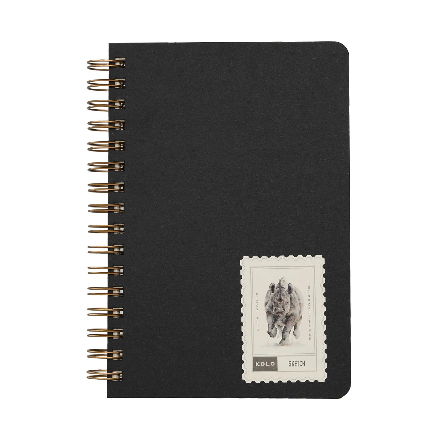 Kolo Carnet de croquis 14 x 21,6 cm, reliure spirale, 22,7 kg/74 g/m², idéal pour crayon, crayon de couleur et fusain, 100 feuilles