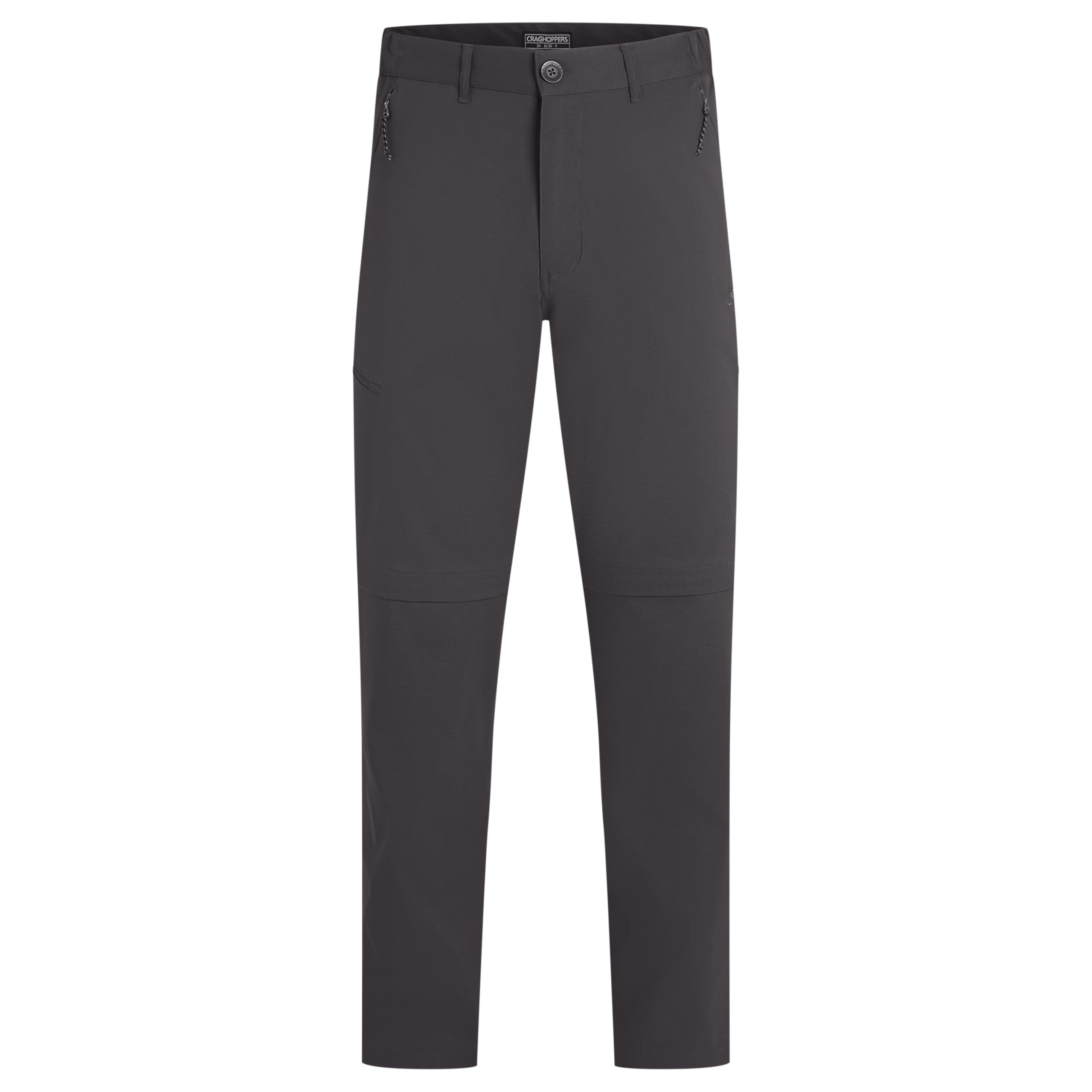 Craghoppers Men's Grey Kiwi Pro Iii Water-Repellent Convertible Trousers in Size L, Sports Direct