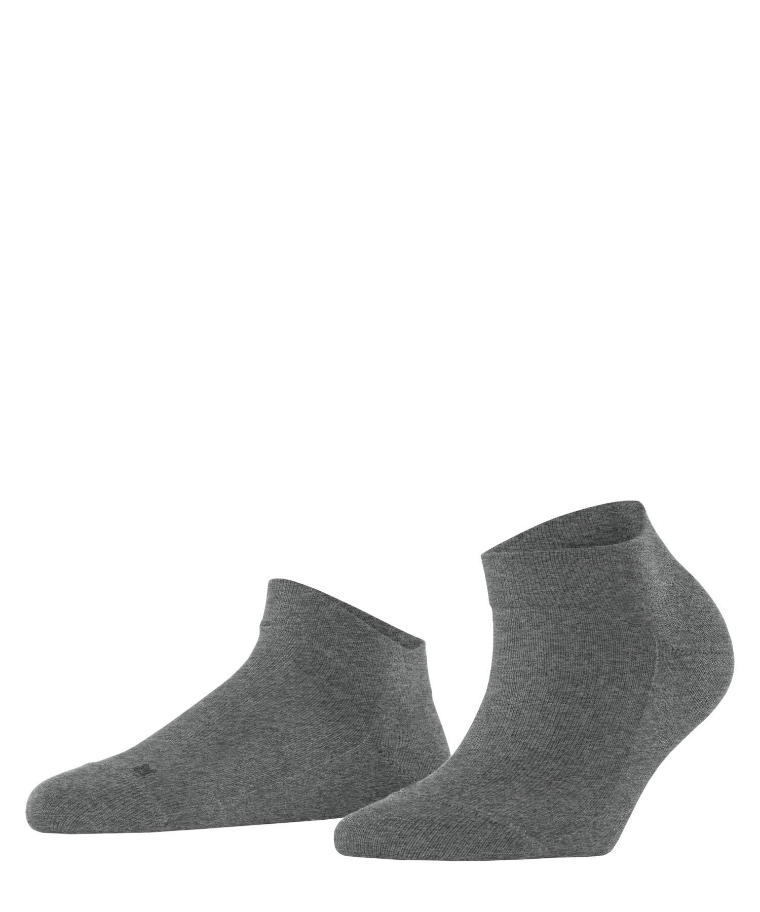 Falke Women's Grey Light Melange 3390 Sensitive London W Sn Cotton Low-Cut Plain 1 Pair Trainer Socks, 5.5-8
