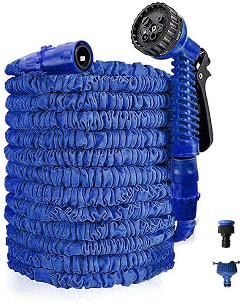 Expandable Garden Hose Pipes,3 Times Magic Expandable Garden Hose Flexible Stretch Water Pipe with Water Spray Nozzle Good for Lawn Car Home Cleaning (Blue,50ft/15m) (B0BC25LJRD) Amazon Price History, Amazon Price Tracker