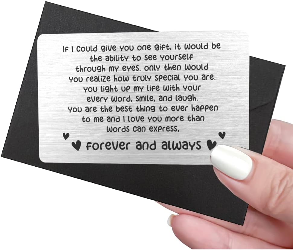 Renaissancey Cute Anniversary Card Gifts for Him, Gift for Boyfriend, Hubby, Just Because I Love You, 6th or 10th Year Anniversary Card Gift for Husband, Deployment, or Long Distance Relationship,