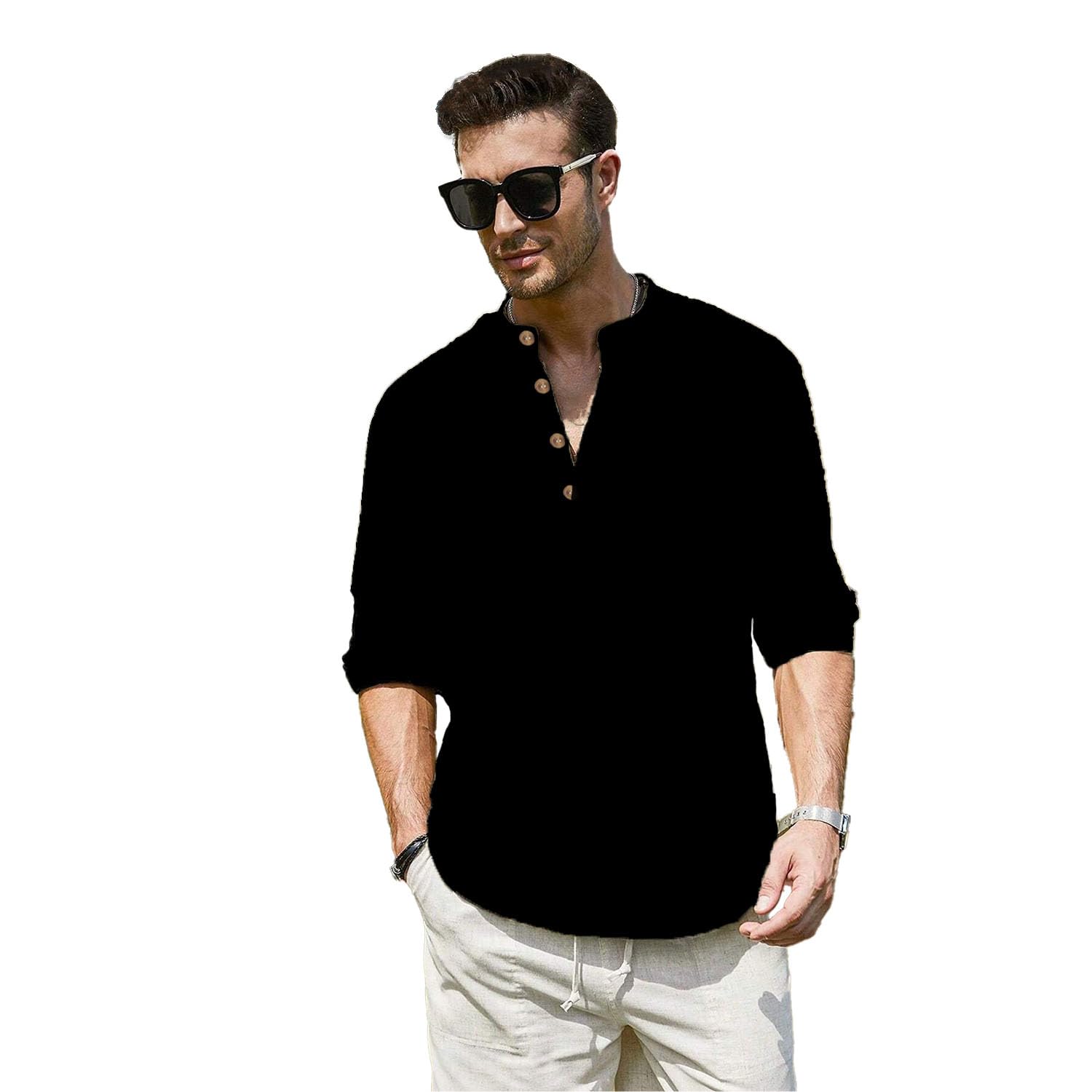 vida loca Slim Fit Full Sleeve Cotton Blend Kurta for Men Pack of 1-picture-39