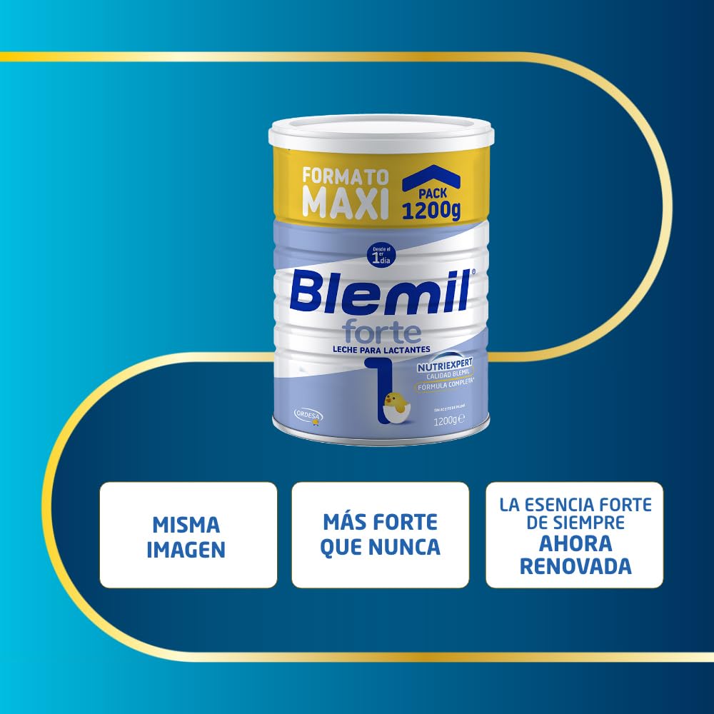 Blemil Plus 1 Forte 3PACK | 3600g | Leche de Inicio en polvo Desde el Primer Día - Formato Ahorro - Amazon Exclusive