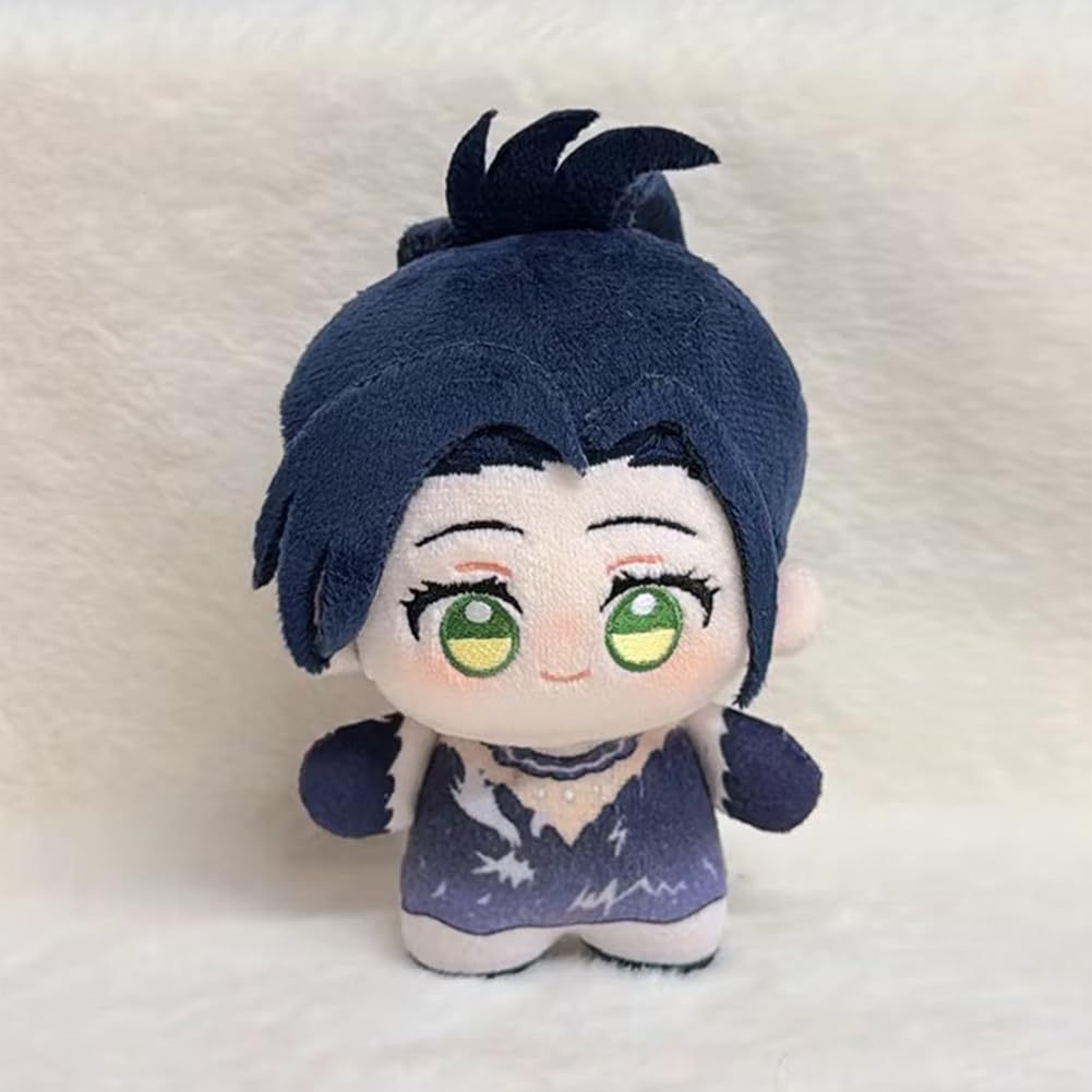 Hikaru Kamisaki/Inori Yuitsuka/Jun Yodaka Plüschfigur, niedlich, weich, gefüllt, 10 cm, Anime-Plüsch-Schlüsselanhänger, Schultaschen-Anhänger, Zubehör, 5 Stück