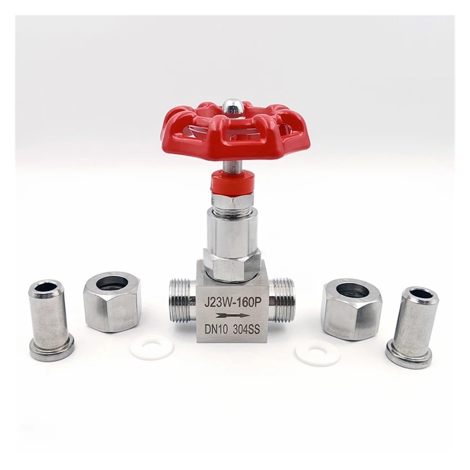 Zawór kulowy ze stali nierdzewnej 0.6 cm 1in 1.3 cm J23W-160P spawany zawór iglicowy (1 cal)