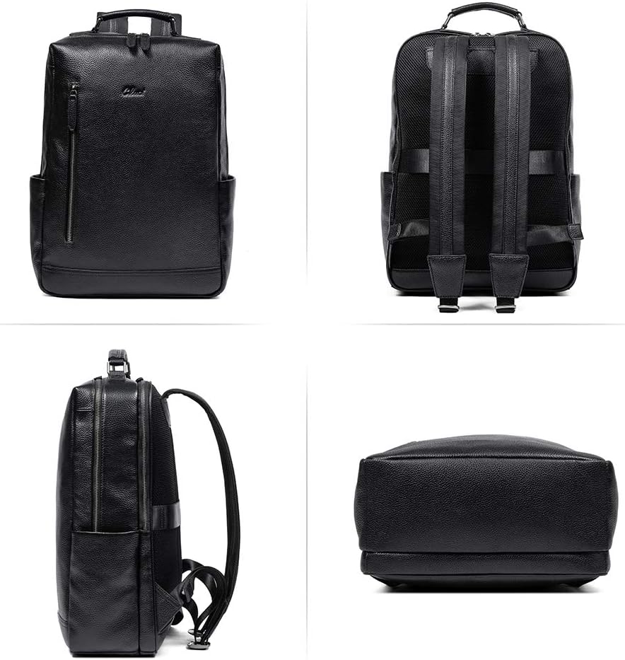 Amazon Crazy 🔥 Deals CLUCI Backpack for Men Genuine Leather 15.6 Inch Laptop Large Business Travel Computer Vintage Shoulder Bags with Luggage Sleeve Black Up To 40% OFF CLUCI Backpack for Men Genuine Leather 15.6 Inch Laptop Large Business Travel Computer Vintage Shoulder Bags with Luggage Sleeve Black