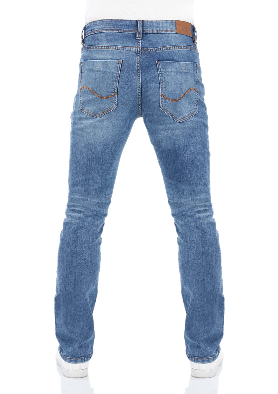 riverso RIVFalko - Pantalones vaqueros para hombre (29 W, 40 W, 30 L, 36 L), color negro, azul y gris