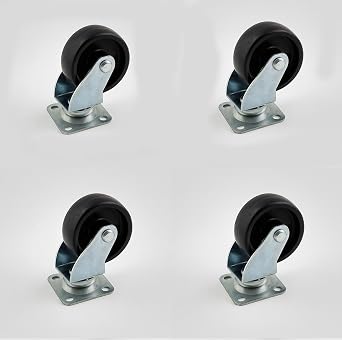 4l  Set Tablal  D nerli Mobilya Tekerle i 50 MM Siyah Renk Dayan kl  Y k Ta ma Sanayi Tekeri Set