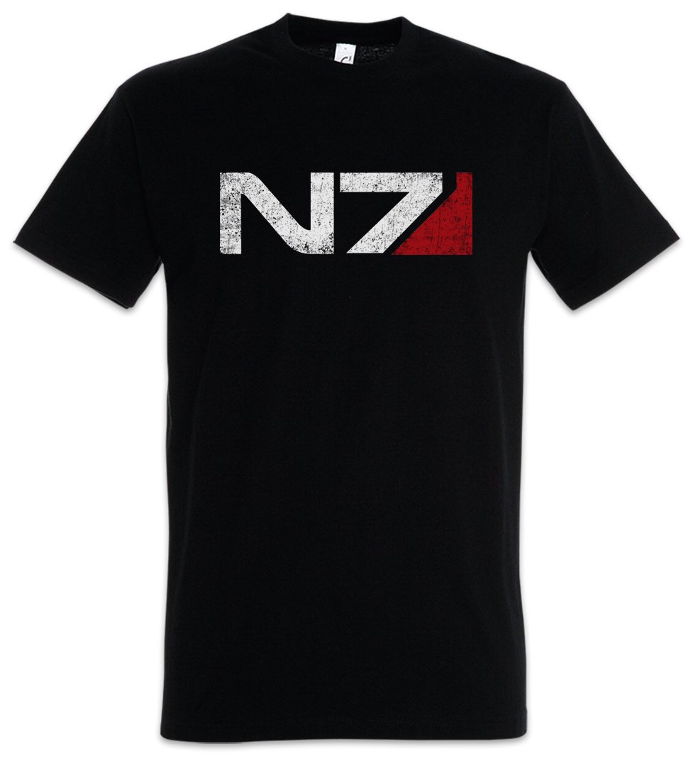 Urban Backwoods N7 Logo Men T-Shirt Black Size 4XL