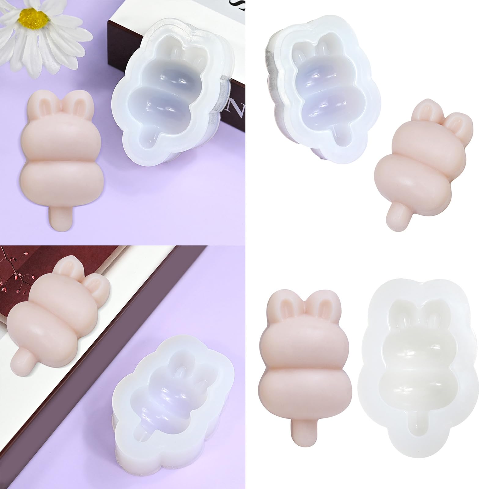 Zkhxhtg bakeware sets Fondant Cake Decorations Molds Easy to Use Dessert Moulds Silicone Molds for Bakings Enthusiasts Kitchen Utensils