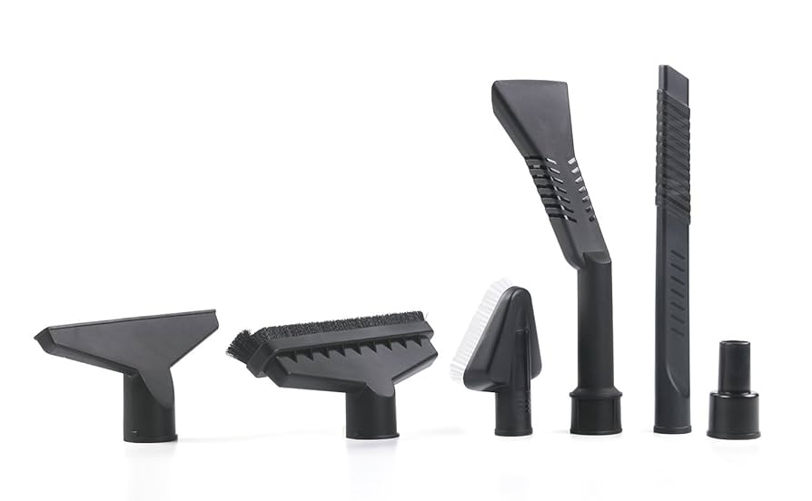 WORKSHOP Wet/Dry Vacs Vacuum Accessories WS17854A Homeowner DIY Kit for Wet Dry Vacuum Cleaners, 1-1/4-inch and 1-7/8-inch Shop Vacuum Attachments with 1-7/8-inch Hose Adapter, for General Cleaning