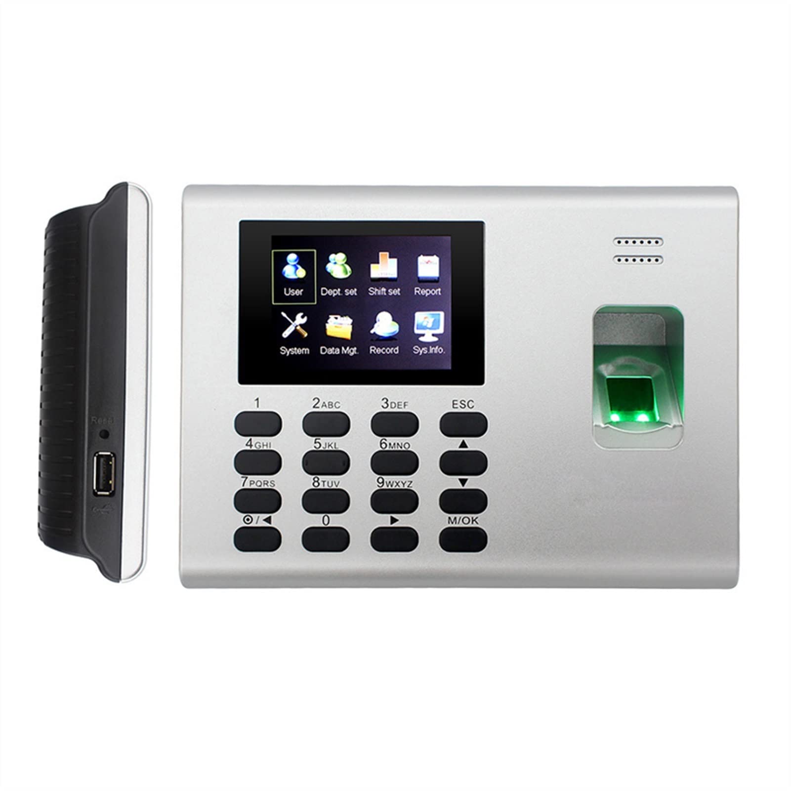 Sistema De Control De Acceso con Huella Dactilar Biométrico, TCP/IP, USB SSR, Reloj De Entrada, Sistema K40 con Batería Integrada,K40-id-Russian