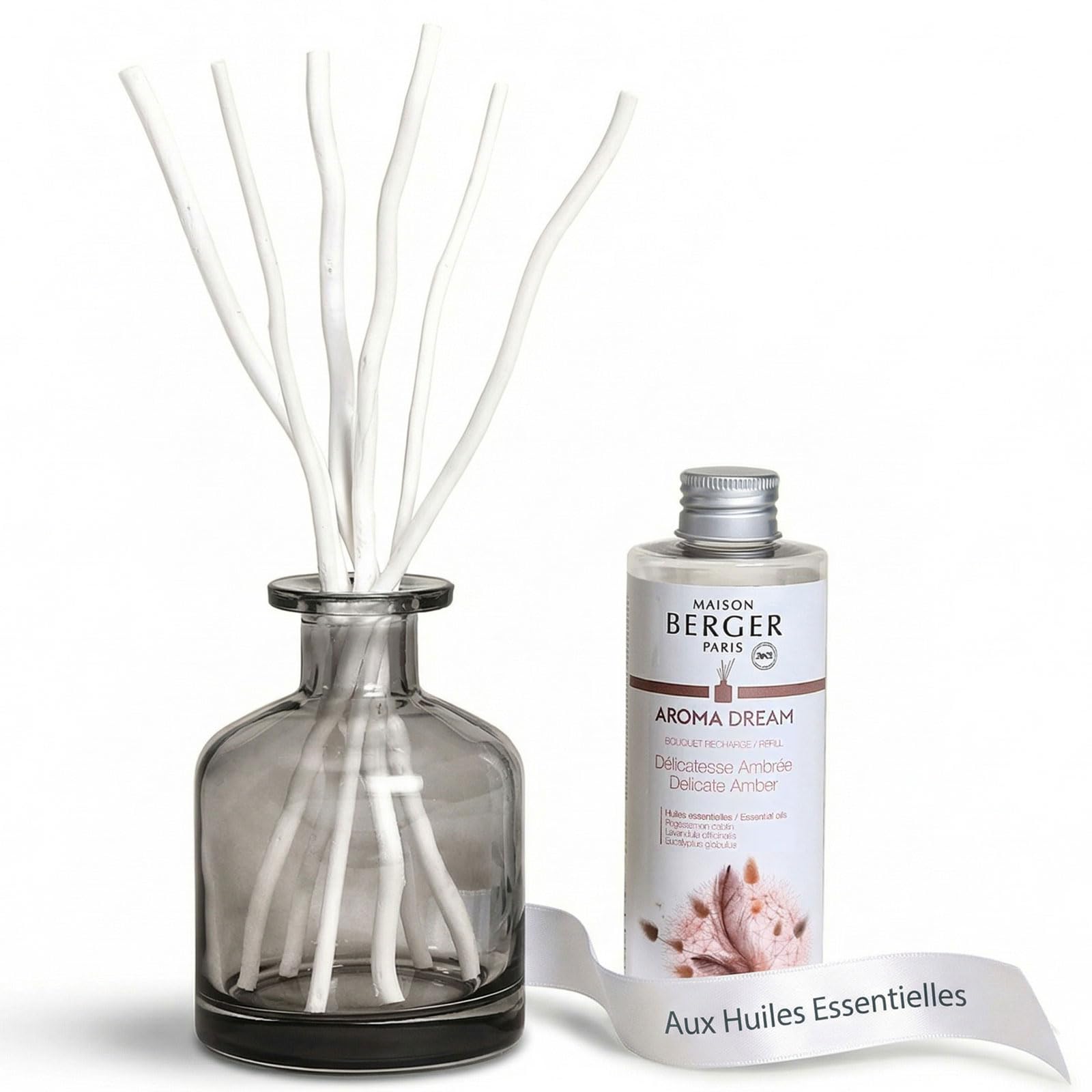 Lampe Berger - Bouquet Profumato Con Bastoncini Collezione Aroma - Dream (DéLicatesse AmbréE) 180 Ml.-image