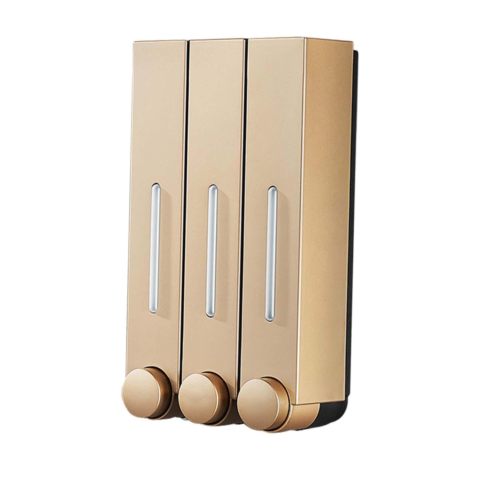Manual Liquid Soap Wall Dispenser For Home Office Hotel,Tre teste