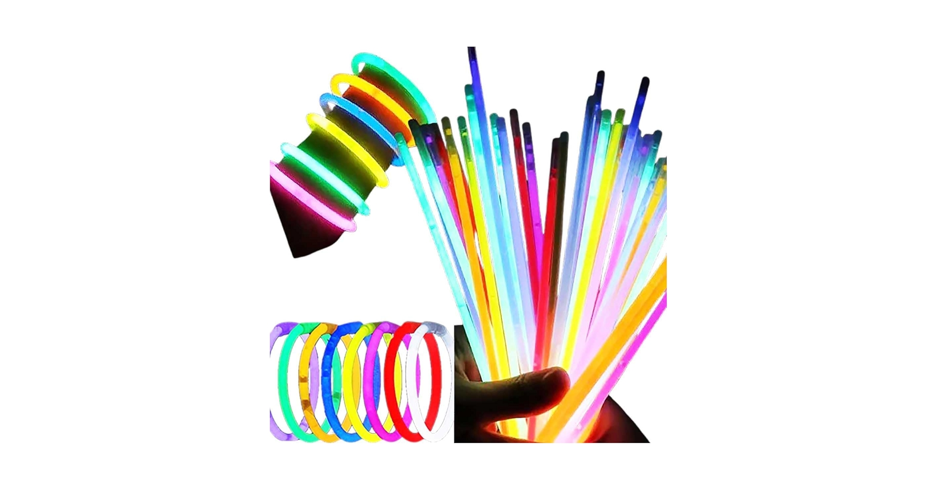 Amazon.co.jp: 光るブレスレット 蛍光 ペンライト ケミカル