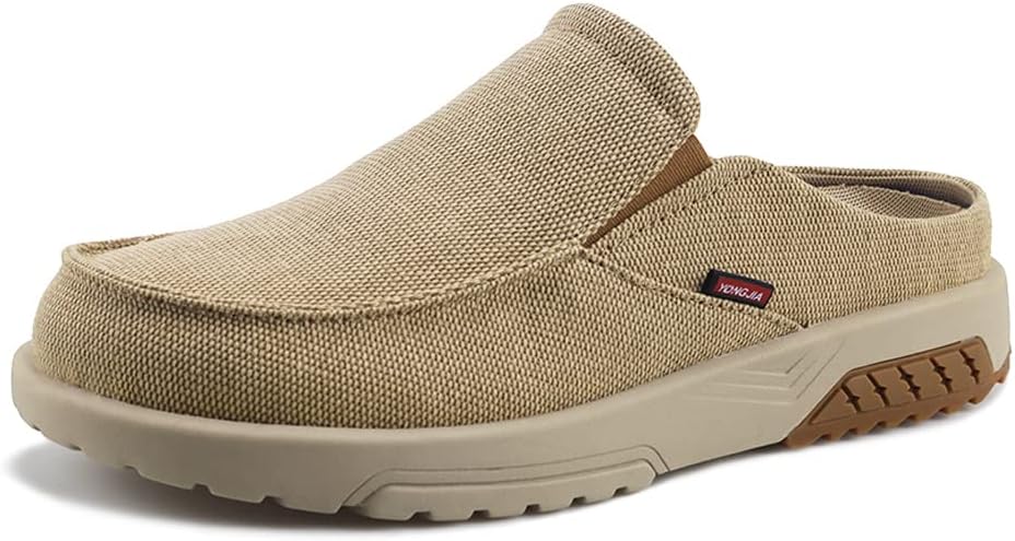 Men's Slip On Loafers with Arch Support Plantar Fasciitis Foot and Heel Pain Relief Orthopedic Casual Slippers Diabetic Bunions Boat Shoes