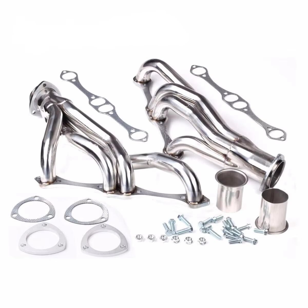 Collettore Di Scarico Per Chevy Per Small Per Block Per SB V8 265, 267, 283, 302, 305, 307, 327Collettori Collettore Scarico In Acciaio Inossidabile Motore Collettore Scarico Motore