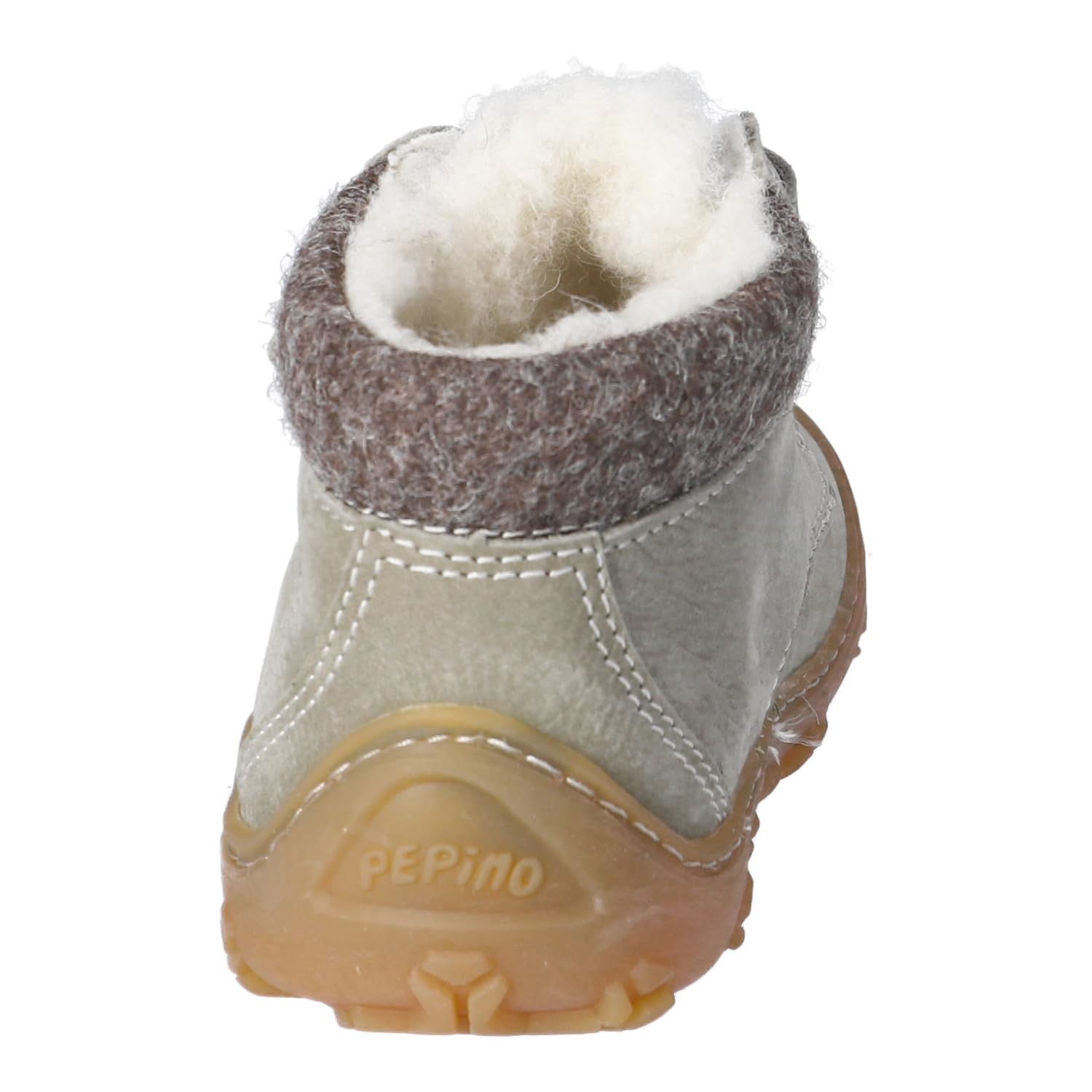 RICOSTA Jungen Winterstiefel NICO, Kinder Lauflernschuhe, Weite: Weit, terracare,Barfuß-Schuh, Outdoor-Kinderschuhe, warm, eukalyptus (531), 23 EU