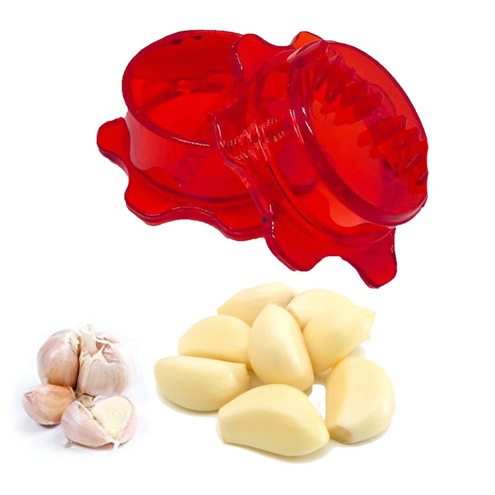 Angel’s Peel Lounge Gerlic Mincer, Manual Garlic Press for Quick Meal Prepara...