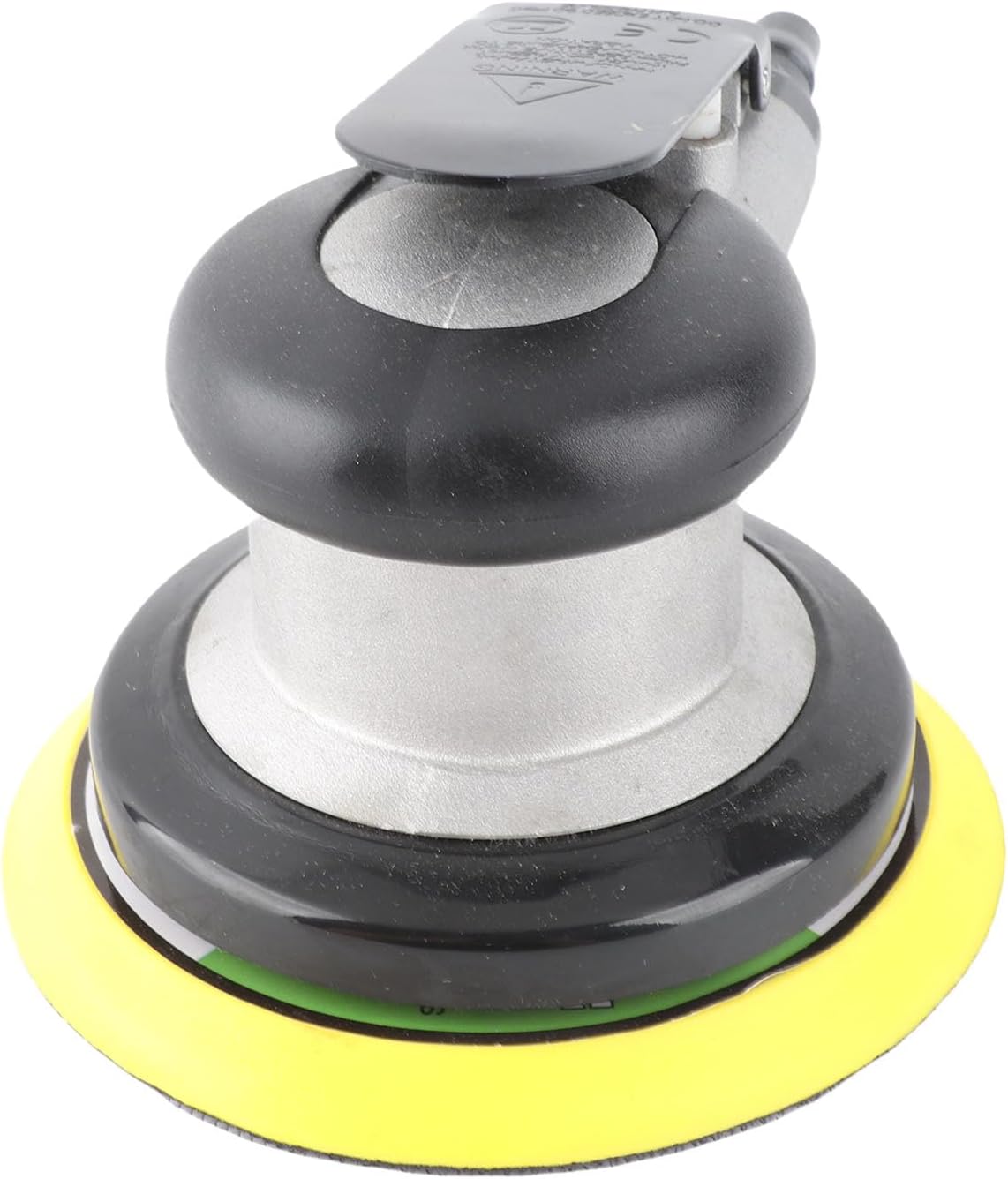 BAFOVY Pneumatic Sander, Aluminum Alloy Air Sanding Machine with Muffler Exhaust Hole and Stepless Speed Regulation, for Car Beauty Wood Polishing Rust Removal Sheet Metal