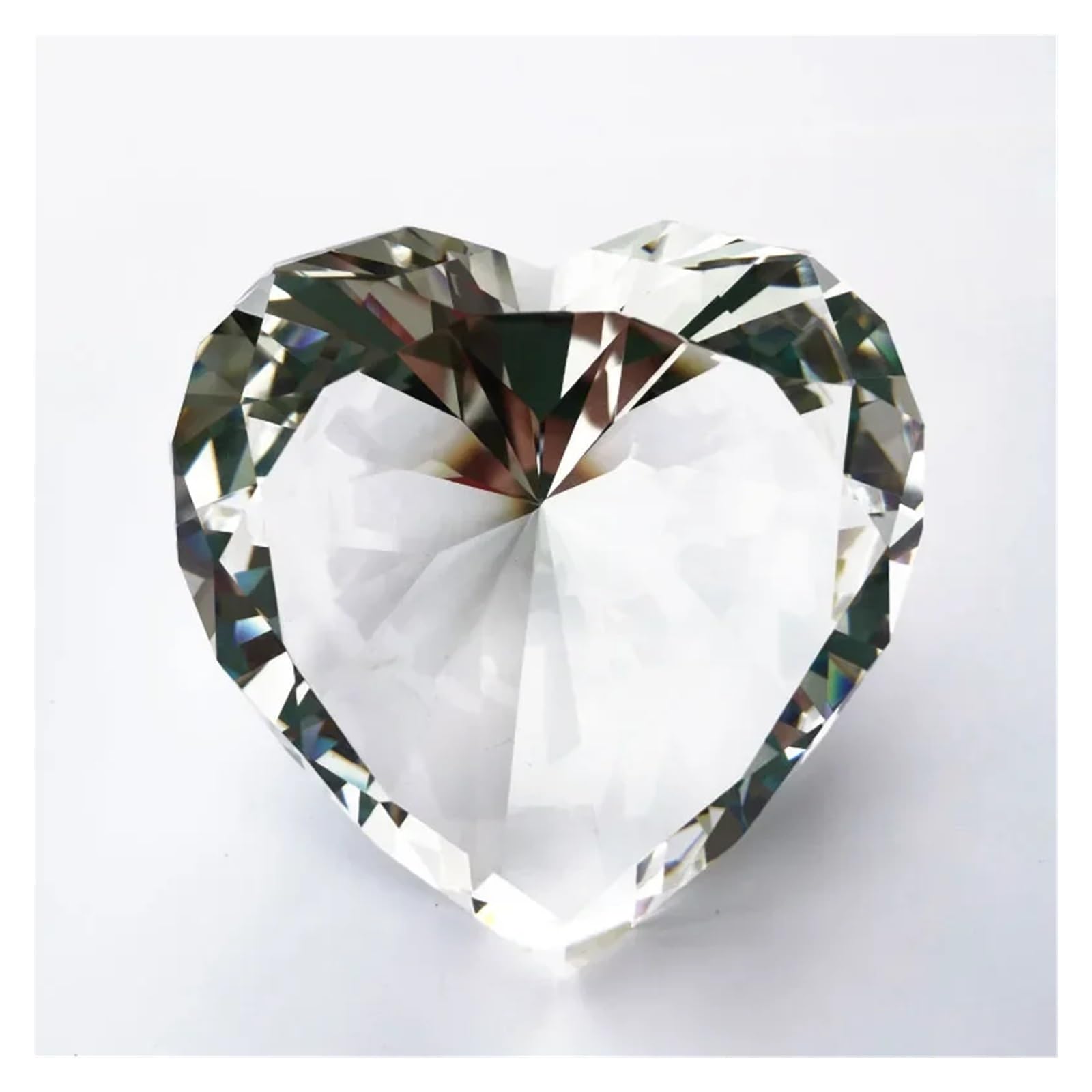 【美品】STEUBEN　ハート　クリスタル　貴重　ガラス　置物　オブジェ 美品】STEUBEN ハート クリスタル 貴重 ガラス 置物 オブジェ