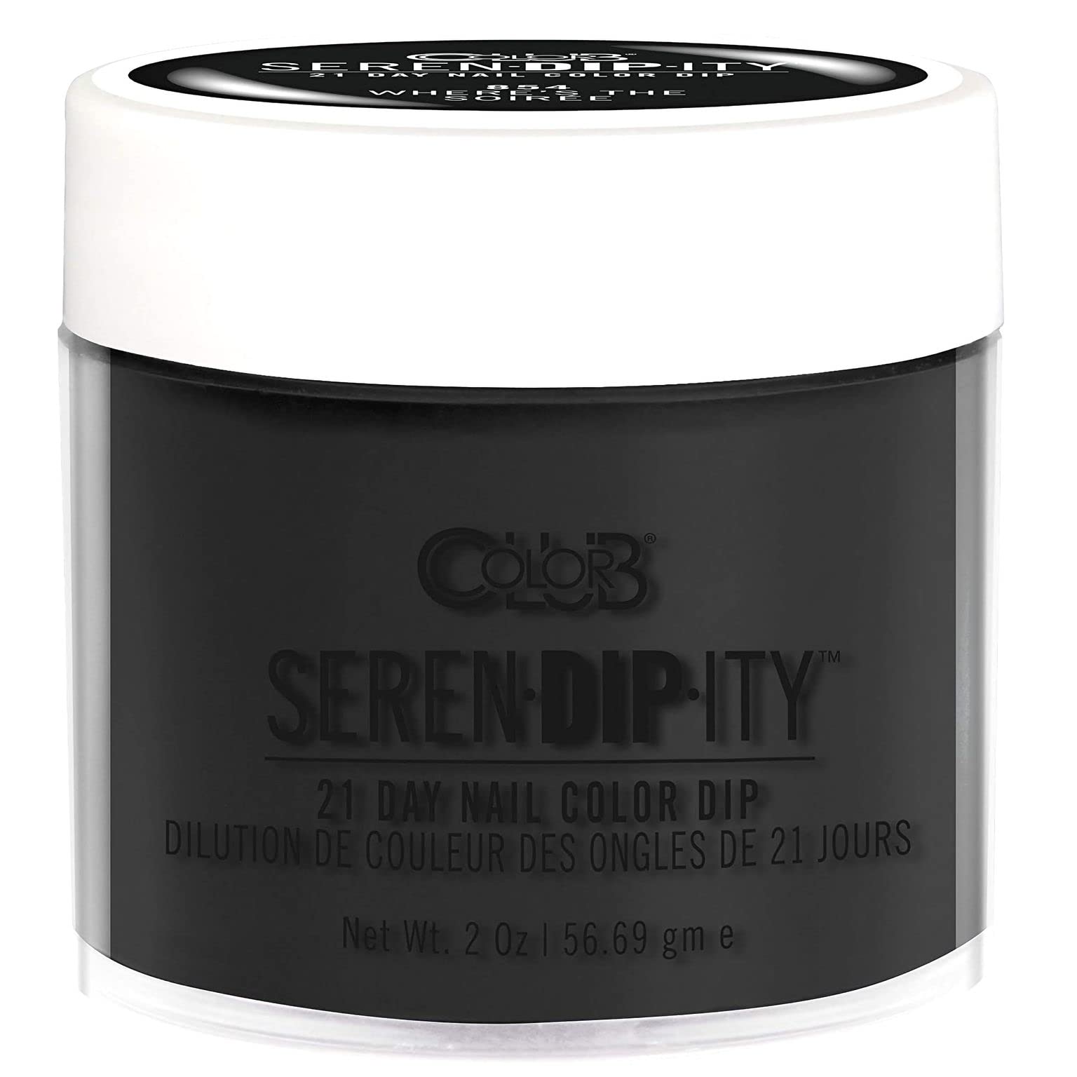 Color Club Where's The Soiree Serendipity 2 Ounce Dip Color Powder, 0.5 fluid_ounces