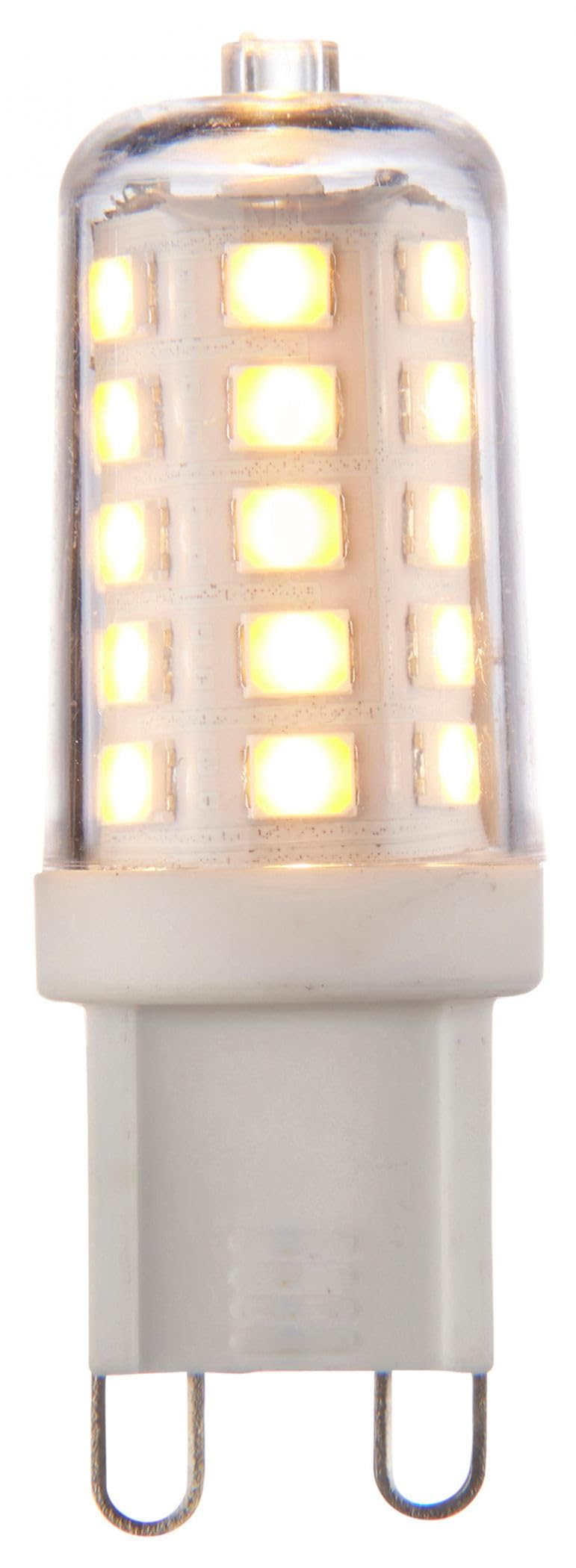 Saxby 98432 3.2w LED G9 Capsule Bulb, 3000K, Dimmable, Clear, 320lm