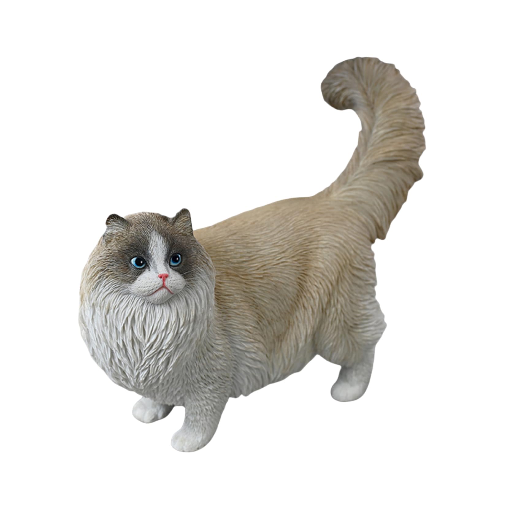 Amazon.co.jp: JXK 1:6サイズ ラグドール 猫2.0 ペット 13cm 長毛種
