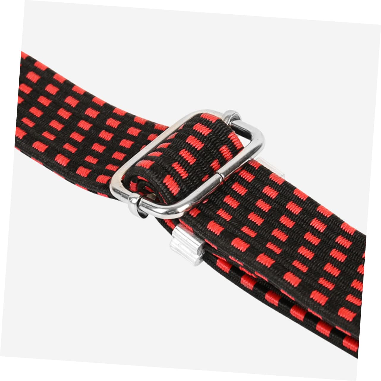 Cuerda de salto bungee para bicicleta, correas de equipaje para maletas anchas, trinquete de bicicleta, correa de amarre, cuerda elástica, banda elástica, mosquetón, correa de cuerda elástica (rojo