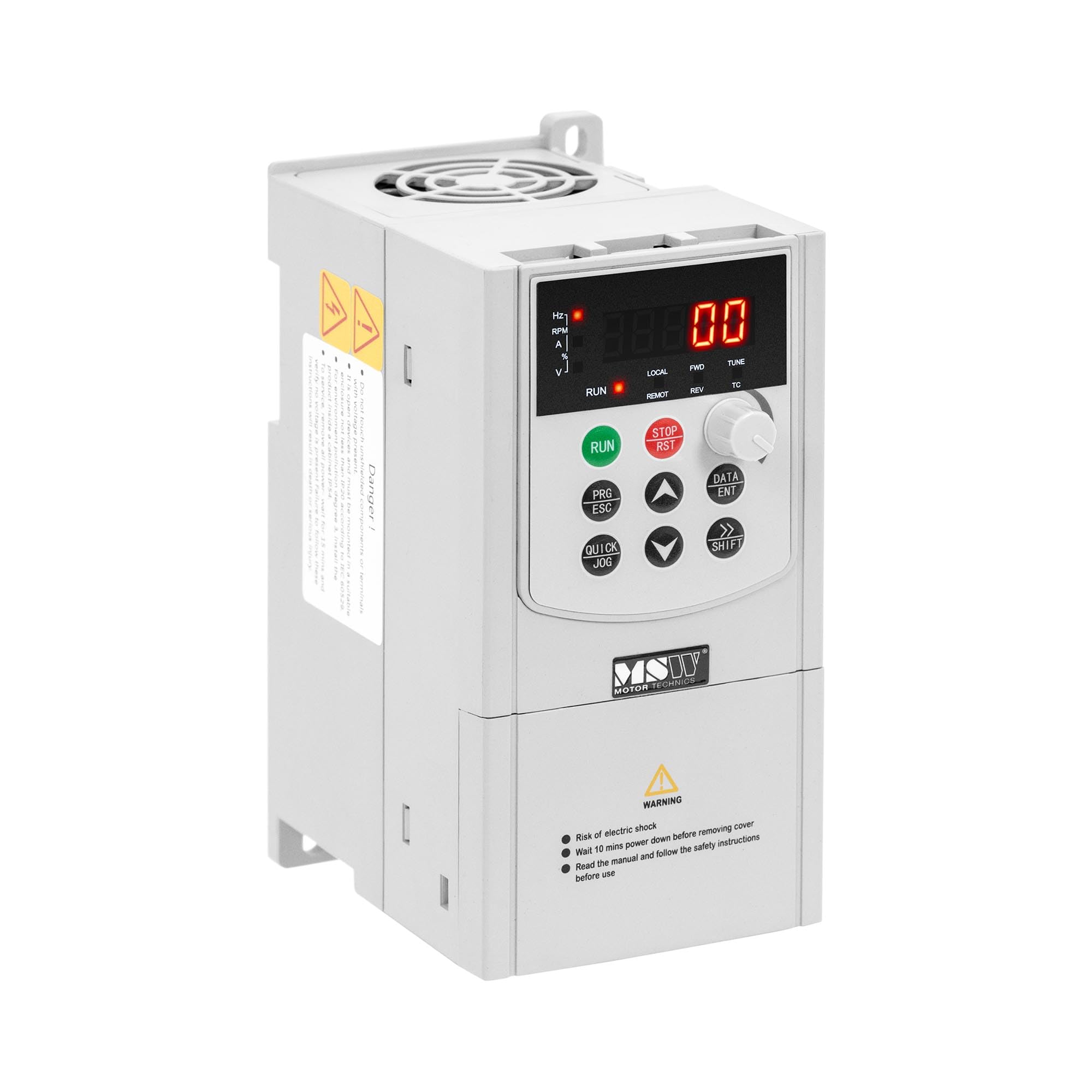 MSW VFD-Frequenzumrichter 1500 W 230 V LED-Display RS485-Schnittstelle max. 5% Abweichung Stromrichter Frequenzumformer Frequenzumwandler